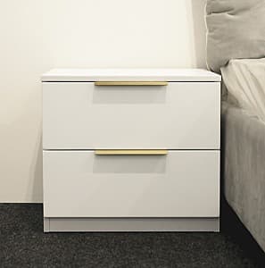 Прикроватная тумбочка Bayro Murano 55x50x45 см Серый Камень