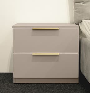 Прикроватная тумбочка Bayro Murano 55x50x45 см Серый Камень