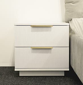 Прикроватная тумбочка Bayro Napoli 50х50х50 см Белый Мат Поситано