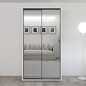 Dulap-cupe Bayro Parma 120x225x60 cm Alb