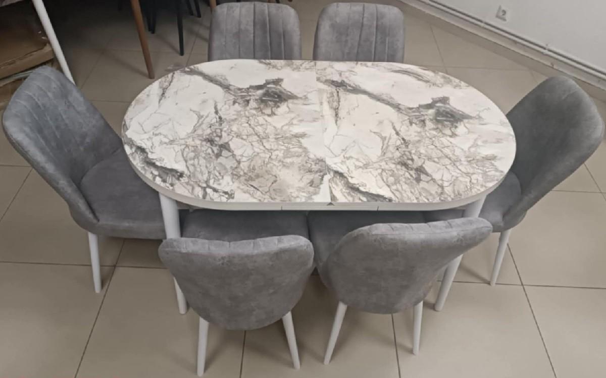 Set de masa si scaune Kelebek ES-770 (6 scaune)