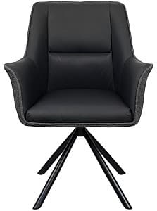 Железный стул DP Blum Кожа+Ткань Black