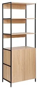 Etajera DP Lanta L 63x41x176H Oak / Black