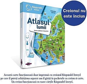 Развивающая книжка Raspundel Istetel Atlasul Lumii (69369)