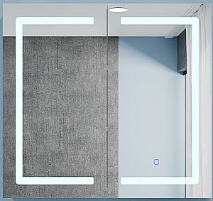 Шкаф в ванную Bayro Optima LED touch 700x700 Белый 122340