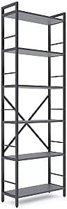 Etajera Nex Loft Antracit (Gri) 6 rafturi