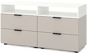 Tumba pentru televizor Nex Home A020 Cashmere (Bej)/Alb