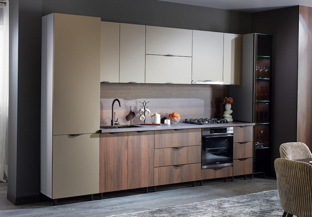 Set mobila bucatarie Ambianta Gloria 3.6 m Capucino / Catania