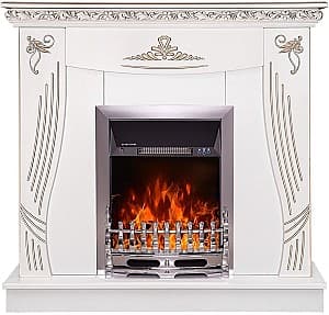 Semineu electric ArtFlame Napoli alb & Galileo Silver