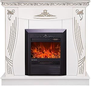 Semineu electric ArtFlame Napoli alb & Cristina