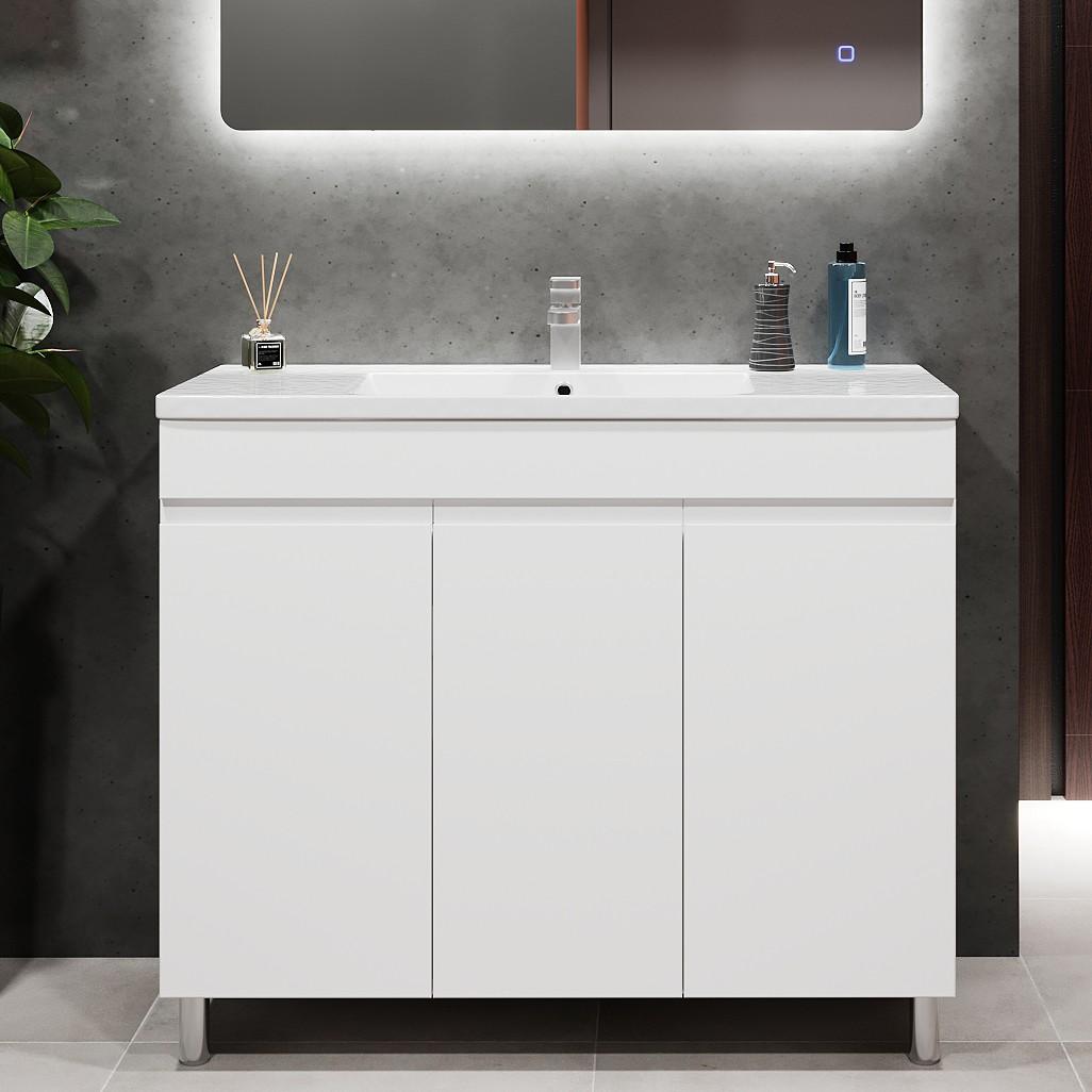 Dulap sub lavoar Bayro Studio Duo Argo 1000 Alb Mat