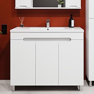 Dulap sub lavoar Bayro Etna Duo Argo/Allegro 1000 Alb Mat