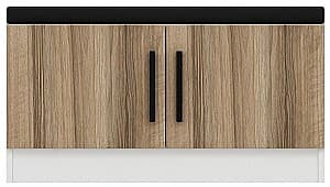 Тумба для обуви Trendy Noe 8298 Орех (Коричневый)/Белый