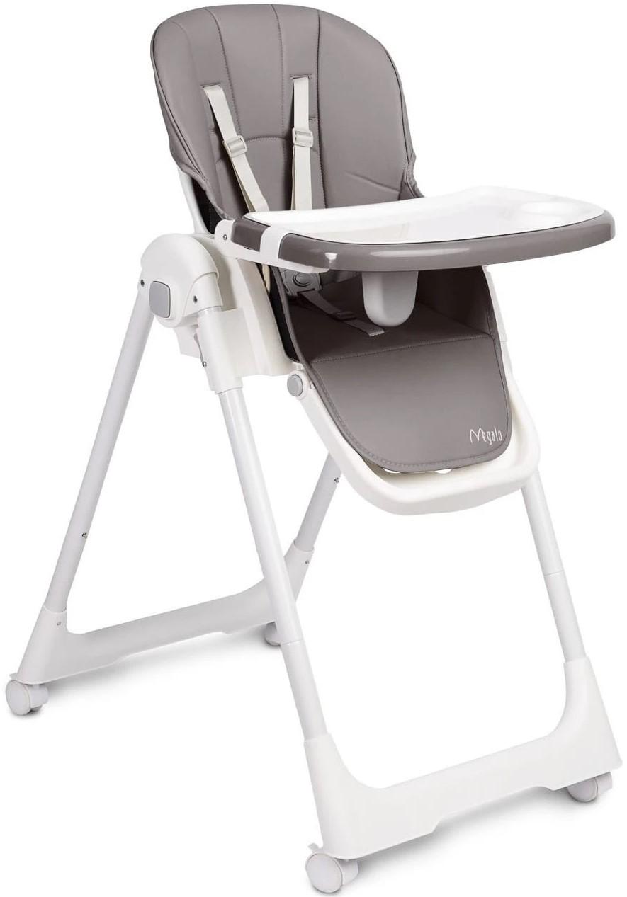 Стул для кормления с регулировкой по высоте Caretero Megalo Dark Grey