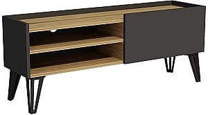 Tumba pentru televizor Trendy Veronica Stejar (Bej)/Antracit (Gri)