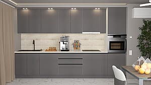 Set mobila bucatarie ArtFlame Gola 3.6 m Storm Grey(Gri)