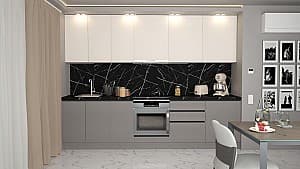 Set mobila bucatarie ArtFlame Gola 3 m Cream(Bej)/Stone Grey(Gri)