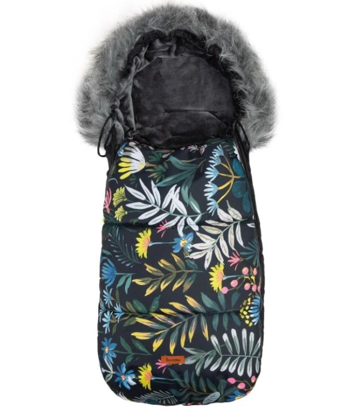 Зимний чехол для колясок Sensillo Olaf Flowers (8365)