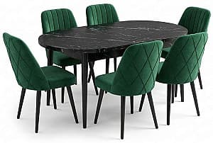 Набор стол и стулья Kelebek ES-719 (6 стульев)