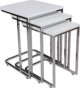 Masuta de cafea, reviste Trendy Ce Metal Zigon 9406 Alb