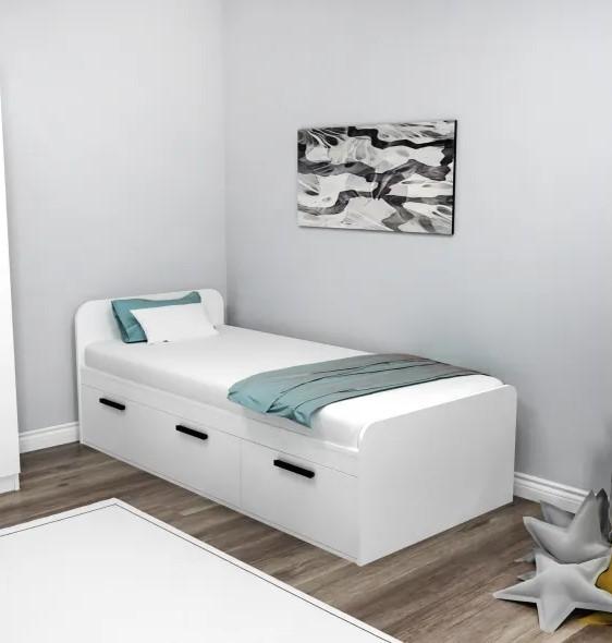 Кровать Trendy Akser 90x190 см Белый