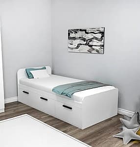 Кровать Trendy Akser 90x190 см Белый