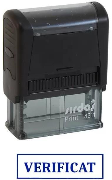 Печать Sirdas "VERIFICAT" 4311C, 14x38 мм