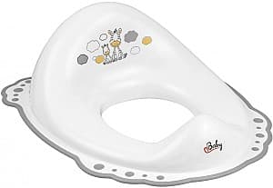 Сolac wc copii Maltex Zebra White/Grey 2 componente