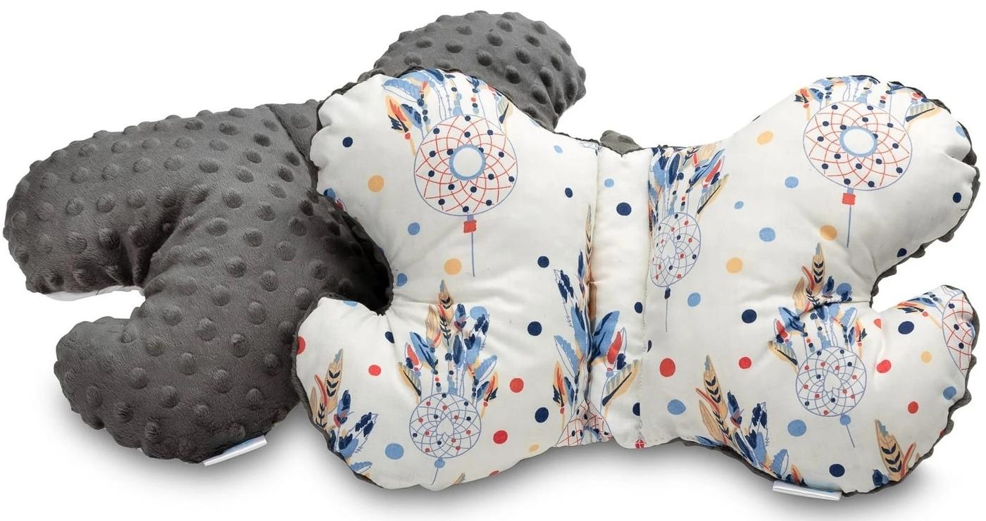 Подушка Caretero Butterfly Dream Catchers Graphite