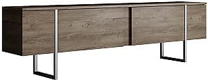 Tumba pentru televizor Trendy Luxe Nuc (Maro)/Argint