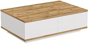 Masuta de cafea, reviste Trendy FR14-AW Pin Atlantic (Maro)/Alb