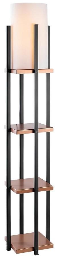 Lampadar Trendy 7113 Negru/Cupru