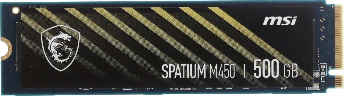 SSD накопитель MSI Spatium M450 500GB (S78-440K380-P83)
