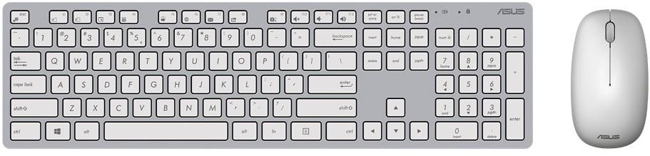 Набор Клавиатура + Мышь Asus W5000 White