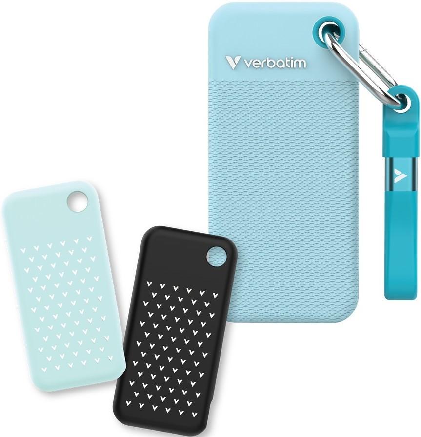 Внешний SSD Verbatim Pocket 2TB Black/Polar Blue