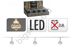 Luminite de Craciun Gimi 10LED, D 2.5 cm, L 130 