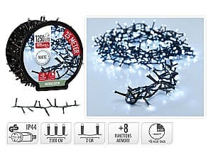 Luminite de Craciun Christmas liniare pe bobina 1250LED alb