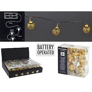 Luminite de Craciun Christmas Globuri D2.5cm, 2xAA