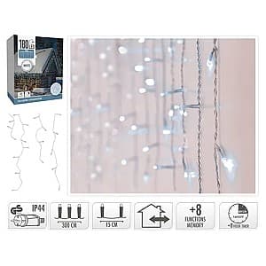 Рождественские огни Christmas Сосульки, таймер, прозрачный кабель