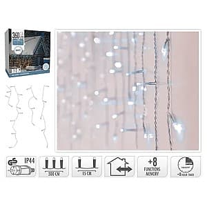 Luminite de Craciun Christmas Turturi, timer, cablu transparent