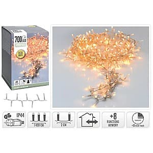 Luminite de Craciun Christmas Ramura, timer, in /out