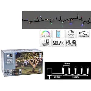 Luminite de Craciun Christmas Dense telecomanda, timer, USB