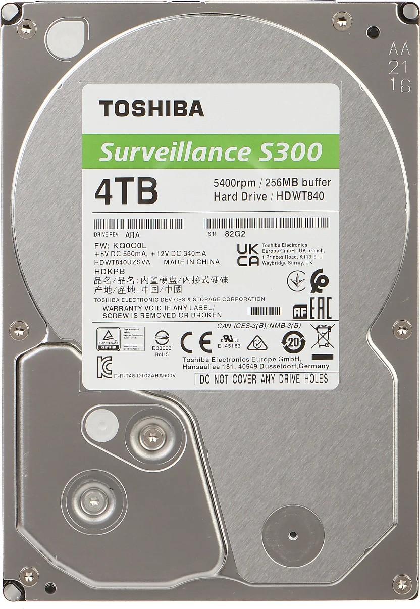 HDD Toshiba S300 Surveillance 4TB (HDWT840UZSVA)