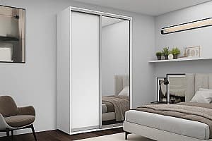 Dulap-cupe Nex Home 1xOglinda + 1xPAL Alb 180x60x220 cm