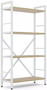 Стеллаж Nex Loft Белый/Дуб Артизан (Коричневый)