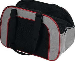 Transportator de caini Jumi Cu plasa respirabila 38x22x22 cm Gri