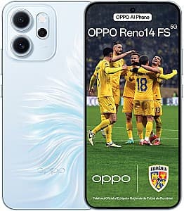 Telefon mobil Oppo Reno 14FS 5G 12/512GB Opal Blue