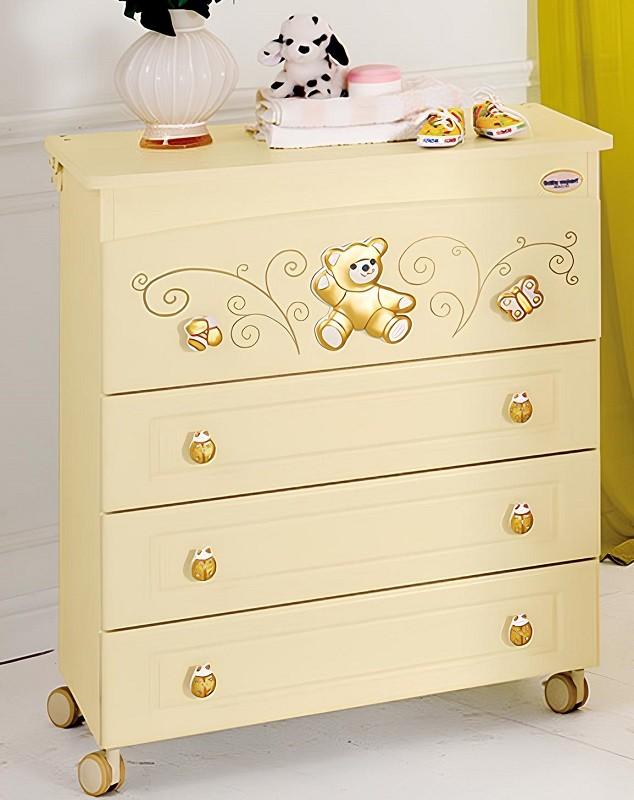 Comoda copii Baby Expert Perla Cream/Gold 1BF