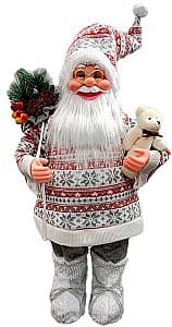 Decoratiune de Craciun Christmas Mos Craciun Silver Scandinavian (56876)