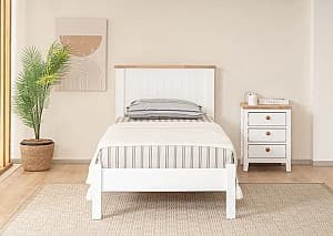 Pat Trendy Blink 90x200 cm Alb Stejar